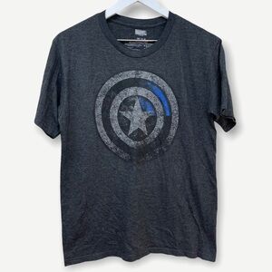 Marvel‎ captain america distressed t-shirt